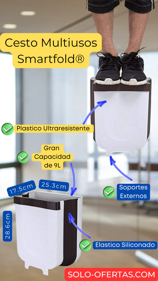 CESTO MULTIUSOS SMARTFOLD® - Tu espacio organizado Siempre 🎯