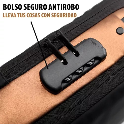 MOCHILA ANTIROBO SAFELOCK® - DESPLAZATE SEGURO!