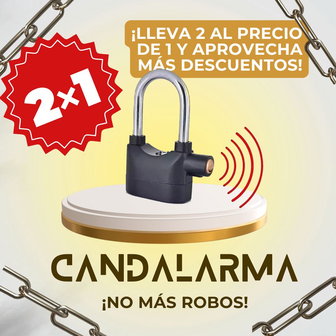 PROMO 2x1 - CANDALARMA® 🚨🔐 - PROTEGE LO QUE ES TUYO!!