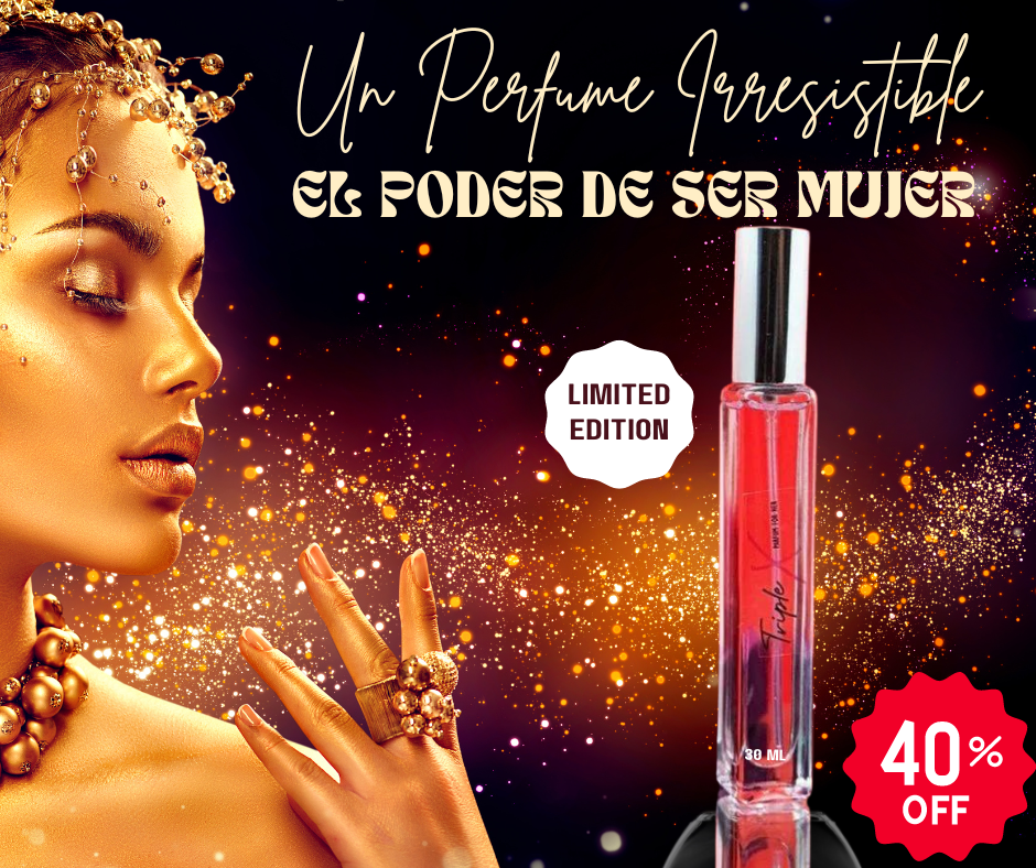 PERFUME CON FEROMONAS TRIPLE X FEMALE - MUJER VUÉLVETE IRRESISTIBLE 👠❤️‍🔥🔥!