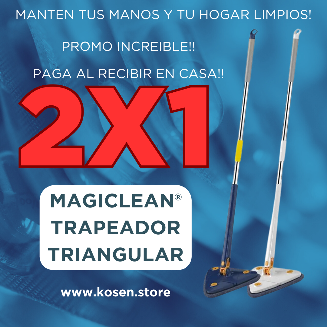 PROMO 2X1 - TRAPERO MAGICLEAN® - LIMPIA TU HOGAR SIN UNTARTE!