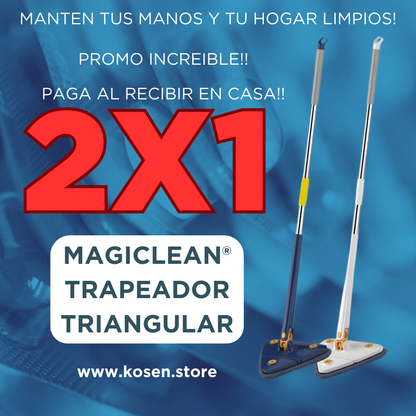 PROMO 2X1 - TRAPERO MAGICLEAN® - LIMPIA TU HOGAR SIN UNTARTE!